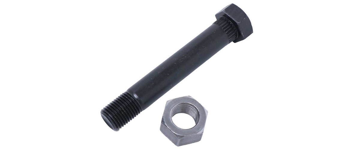 Shackle Bolt with Knurling & Steel Locknut
